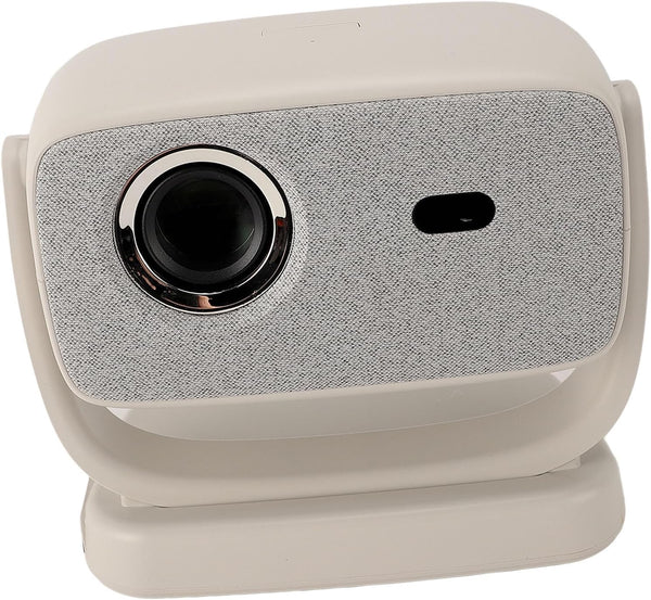 GENERIC 180° ROTATABLE STAND 720P PROJECTOR 1080P FHD SUPPORT FOR TV - BEIGE - Like New