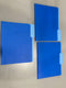OFFICE DEPOT 2-TONE FILE FOLDERS, 1/3 CUT, LETTER SIZE, PACK OF 24 - BLUE - Like New