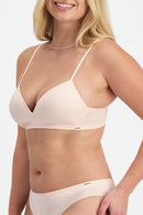BONDS WOMEN'S SEAMLESS ICONS WIRELESS BRA WITH STRETCHY MOULDED CUPS WOMEN - L - Like New