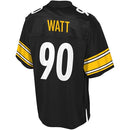 NFL PRO LINE Men's T.J. Watt Black Pittsburgh Steelers Player Jersey Size: 2XL - Brand New