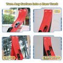 YUOIOYU FLEXIBLE RACE TRACK KIDS 15FT RACE CAR TRACK COMPATIBLE DIECAST - RED - Like New