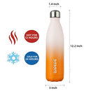 BJPKPK 25OZ INSULATED STAINLESS STEEL WATER BOTTLES - CORAL - Like New