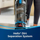 BISSELL POWERFORCE HELIX BAGLESS UPRIGHT VACUUM PET FRIENDLY LIGHTWEIGHT - BLUE - Like New