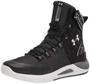 UA HOVR HIGHLIGHT ACE WOMEN'S VOLLEYBALL SHOES - SIZE 12.5 - BLACK/WHITE/SILVER - Brand New
