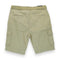 BLU ROCK NEW YORK MENS FLEX STRETCH BELTED CARGO SHORTS - SIZE: MEN 32 - KHAKI - Brand New