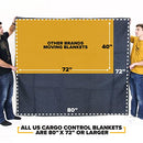 US Cargo Control Skin Moving Blankets 80"x72" Recycled Cotton 6 Pack B0048F36OK - Brand New