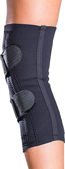 DONJOY DRYTEX LATERAL J BUTTRESS PATELLA KNEE SUPPORT RIGHT LEG, SIZE LARGE - Like New