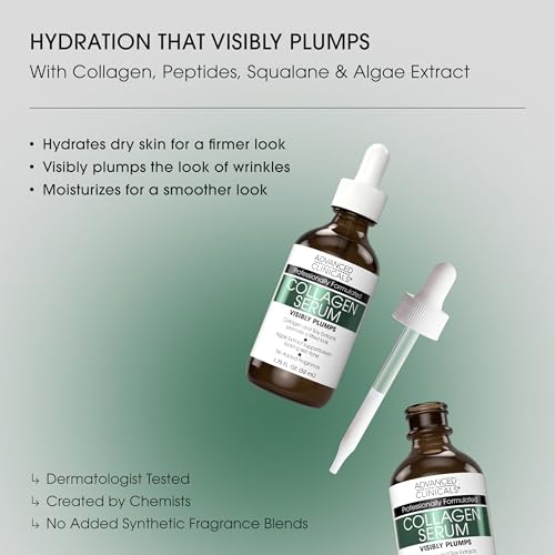 Advanced Clinicals AC048 - Collagen Serum for Face, 1.75 Fl Oz - New - Brand New