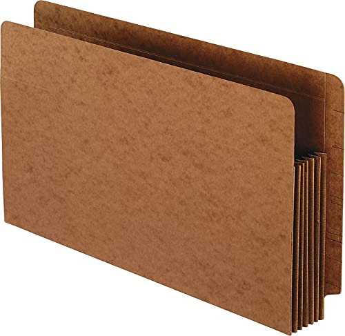 PENDAFLEX HEAVY DUTY END TAB EXPANDING FILE POCKET PFX95565 - BROWN/RED - Like New