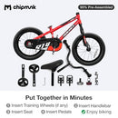 Chipmunk Galaxia 14in Wheel Bicycle RB14B-6.1R - Red - Brand New