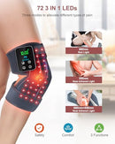 ASTAREXIN 72 LED RED LIGHT THERAPY KNEE BRACE 3000MAH RECHARGEABLE - BLACK - Like New