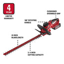 POWERWORKS 40V 24 inch Cordless Hedge Trimmer Electric Grass Trimmer B092J1FC7M - Brand New