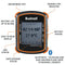 BUSHNELL BACKTRACK MINI GPS NAVIGATION PORTABLE WATERPROOF GPS - BLACK/ORANGE - Like New
