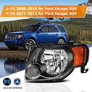 LBRST Headlight Assembly Set Fit for Ford Escape 2008-2012 - Brand New