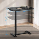 FLEXISPOT H5BBB-2816 ADJUSTABLE OVERBED BEDSIDE TABLE BLACK - BLACK - Like New