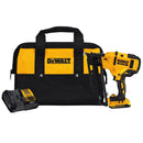 DEWALT 20V MAX* XR FINISH NAILER, ANGLED, 16GA, 2 BA122, DCN660D1 - YELLOW - Like New