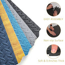 MTAOU Puzzle Exercise Mat EVA Foam Interlocking Tiles6 Pcs Wood Grain - Brand New