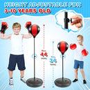 MEFBAHA Punching Bag Kids Boxing Bag Stand Kids Boxing With Standing Bag - BLK - Like New