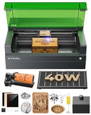 XTOOL S1 40W LASER CUTTER AND ENGRAVER - ROTARY BUNDLE - BLACK - Brand New