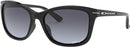 OAKLEY OO9232 DROP IN HIGH BRIDGE WOMEN SUNGLASSES - BLACK FRAME GREY LENS - Like New