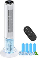 COOLECH 42 INCH Evaporative Air Cooler w/Remote & LED Touch Screen - Black - Brand New
