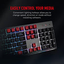 MSI VIGOR GK30 RGB BACKLIGHT MECHANICAL-LIKE PLUNGER SWITCHES 104 KEYS - BLACK - Like New