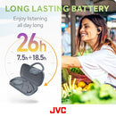 JVC NEARPHONES OPEN EAR WIRELESS HEADPHONES, BT 5.4, UP TO 26 HOURS - BLUE - Like New