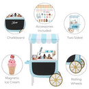 TEAMSON KIDS MY LITTLE HELPER ICE CREAM CART WHITE/BLUE T-PF-0003A NEW - Brand New