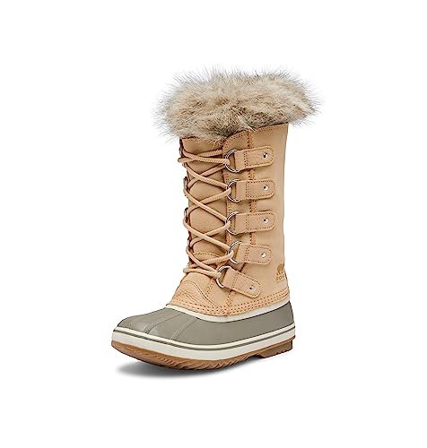 NL5203-209 SOREL WOMEN'S JOAN OF ARCTIC WATERPROOF BOOT CERAMIC/GUM SIZE 9 - Like New
