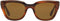 Ray-Ban Women's RB4178 Square Sunglasses Dark Brown Lens Havana Frame Like New