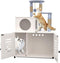 RYVORBE WHITE ALL-IN-ONE CAT CABINET WITH LITTER BOX ENCLOSURE CAT-LBE-WT - Like New