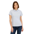 SYDER SPYDER WOMENS WEEKENDER PLATED SHORT SLEEVE JERSEY POLO TOP - MIST BLUE - Brand New