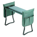 INFINIPOWER GARDEN KNEELER AND SEAT, FOLDABLE KNEELING , 2 TOOL POUCHES - GREEN - Like New