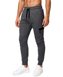 BLU ROCK MEN'S SLIM-FIT TECH FLEECE JOGGER PANTS - SIZE: MEN M - CHARCOAL - Like New