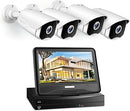 HeimVision HD 5MP 8CH NVR POE Security Camera System 10" LCD Monitor - HM541 - Like New
