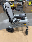 KERDOM ELECTRIC WHEELCHAIR FOR ADULTS RANGE FOLDABLE POWER WHEELCHAIR - SILVER - Like New
