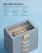 SONGMICS JEWELRY BOX, 4-LAYER JEWELRY ORGANIZER, 3 DRAWERS, UJBC161Q01 - BLUE - Like New