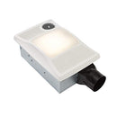 BROAN 100 CFM FOR 4" DUCTS W/100W MAX INCANDESCENT LIGHT HEATER 100HL - WHITE - Like New