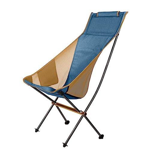 Klymit Ridgeline Camping Chair for Adults, Folding Chair for Outside, Blue Like New