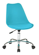 Ave Six OSP Home Furnishings EMS26-7-osp Armless Chair B013H1PG20 -Teal - Brand New