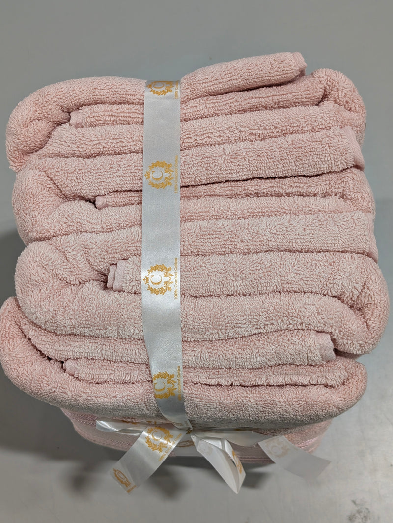 CAMILLA TOWEL COLLECTION FOR BATHROOM - 4 PACK - PINK - Brand New