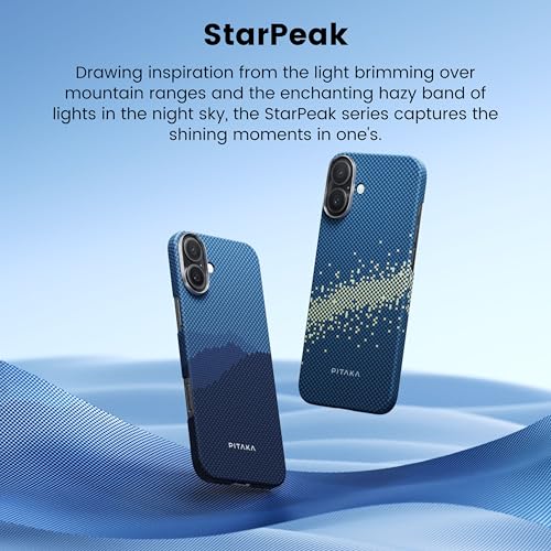 PITAKA for iPhone 16 Compatible with MagSafe, Thin & Light Case - Brand New
