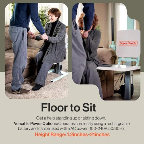 SuperHandy GoRise FC Electric Floor to Chair Lift for Seniors - 400LB Capacity - Like New