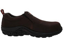 J099323 Merrell Mens Jungle Moc Leather Slip Resistant Espresso Size 10.5 - Like New