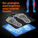 OKJY EMS FOOT STIMULATOR FOR MUSCLE PERFORMANCE AND PAIN RELIEF C4 - BLACK - Brand New