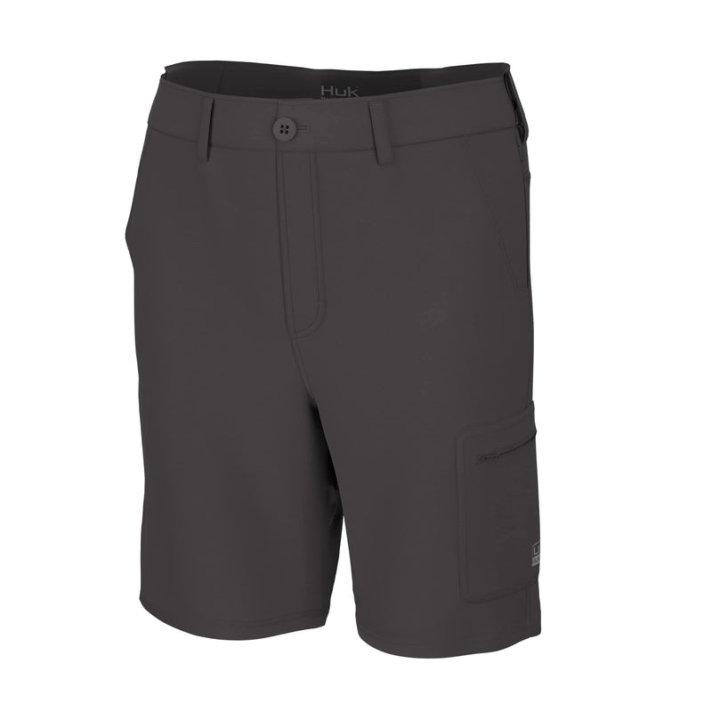 HUK NEXT LEVEL FISHING SHORTS MEN XL IRON H20000171 - Brand New