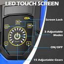 DGIVOVO PRESSURE WASHER, 5000PSI 3.2GPM ADJUSTABLE TOUCH SCREEN - BLUE - Like New
