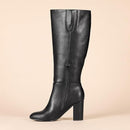AMAZON ESSENTIALS WOMEN'S TALL HEEL BOOT - SIZE: WOMEN 6.5 - BLACK - Like New