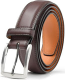 CARLO FELLINI MEN'S DRESS BELT - SIZE: MEN 34/36 - BROWN-COGNAC - Like New