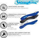 POWERSTEP PINNACLE INSOLES, ORTHOTICS RELIEF, SIZE M 11-11.5, W 13-13.5 - BLUE - Brand New